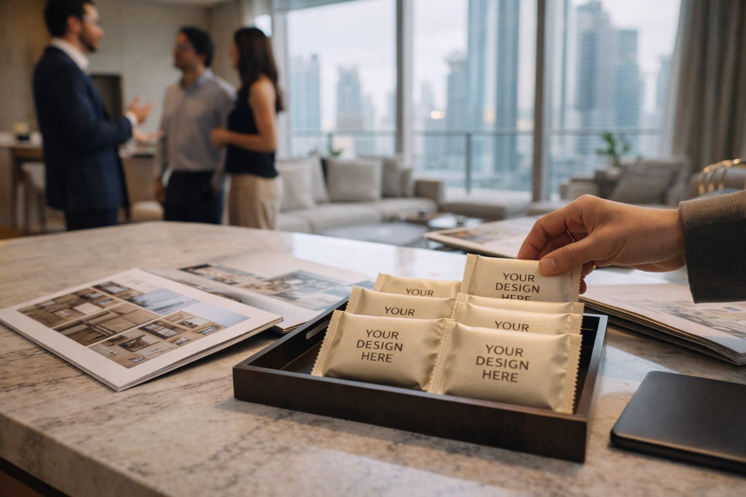 Branded cookies for real estate open houses and handovers